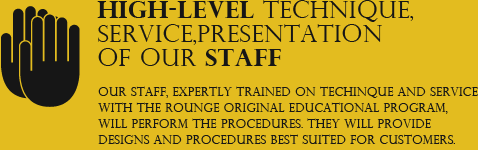 High-level technique, service,presentation of our staff